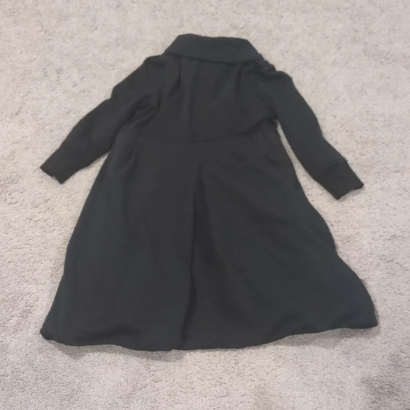 Juicy Couture Black Jacket Dress Gold Buttons Size Medium FLAWS - Picture 9 of 9